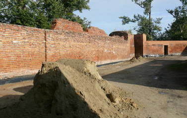 Rewitalizacja miasta - remont murów obronnych w Pasłęku” etap II (8)
