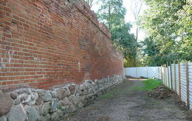 Rewitalizacja miasta - remont murów obronnych w Pasłęku” etap II (7)