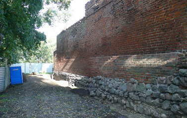 Rewitalizacja miasta - remont murów obronnych w Pasłęku” etap II (6)