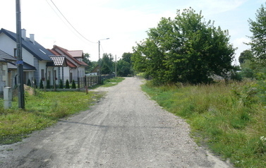 Przebudowa ulicy Kresowej ciąg pieszo-jezdny. - przed inwestycją