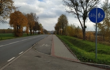 ścieżka rowerowa ulica Sprzymierzonych