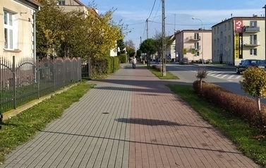 ścieżka rowerowa ulica Polna