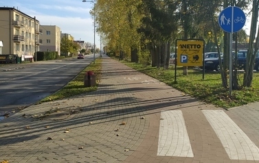 ścieżka rowerowa ulica Polna