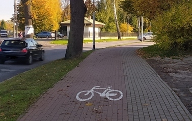 ścieżka rowerowa ulica Kopernika