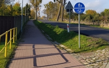 ścieżka rowerowa ulica Kopernika
