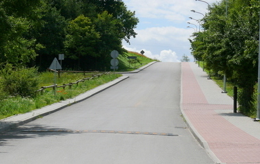 ścieżka rowerowa ulica Partyzantów