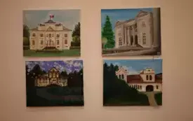 Wernisaż wystawy &bdquo;Dwory Wileńszczyzny i krajobrazy Rudaminy&rdquo;  30.05.25 8