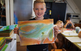 Wakacyjne zajęcia plastyczne 9