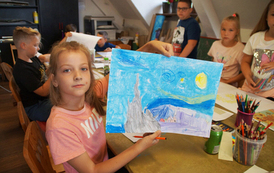 Wakacyjne zajęcia plastyczne 11