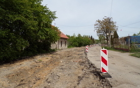 rozbi&oacute;rka nawierzchni jezdni ul.A.Steffena (2)