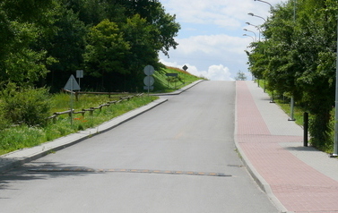 ścieżka rowerowa ulica Partyzant&oacute;w