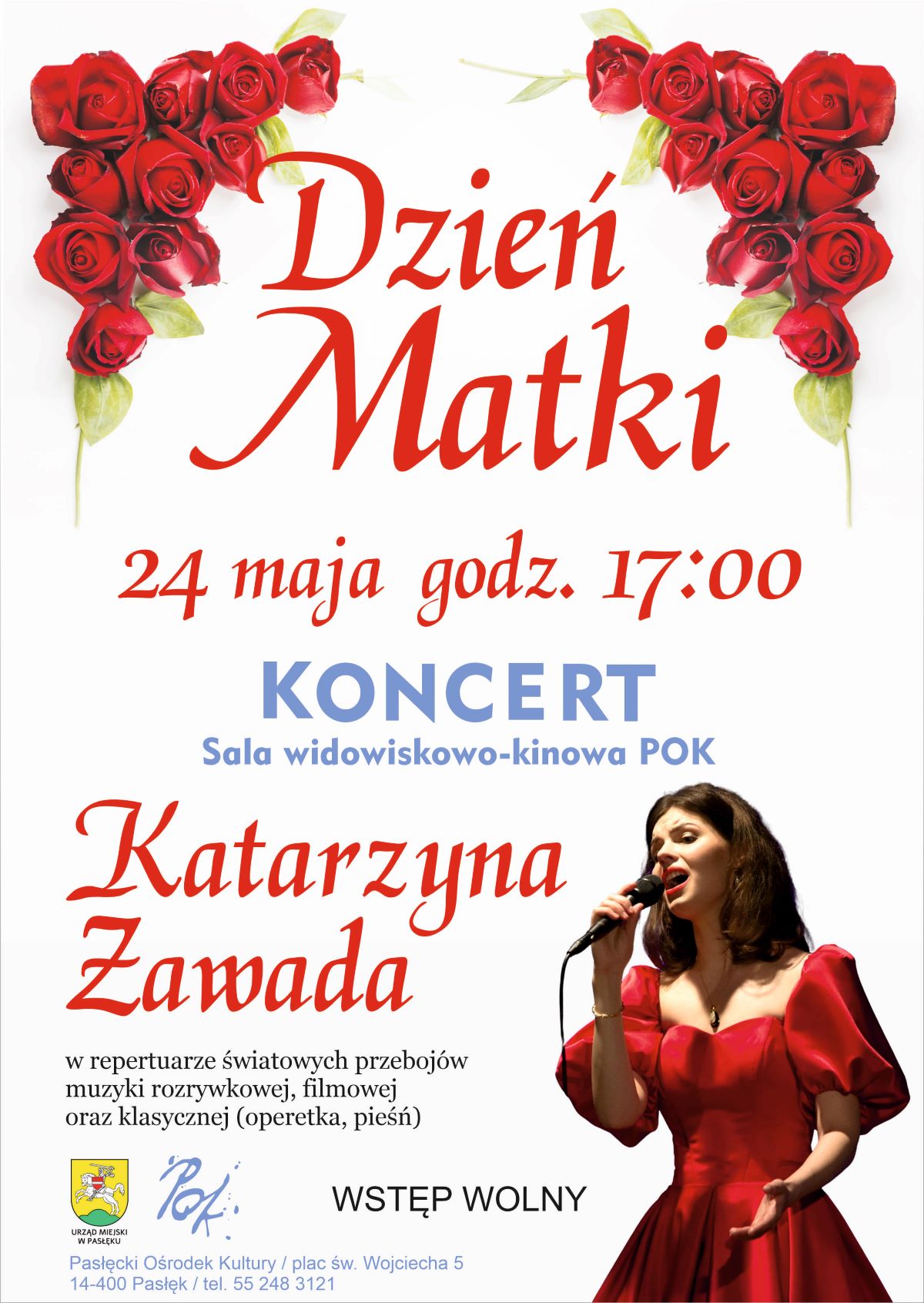 Koncert Z Okazji Dnia Matki Urząd Miejski W Pasłęku 0121