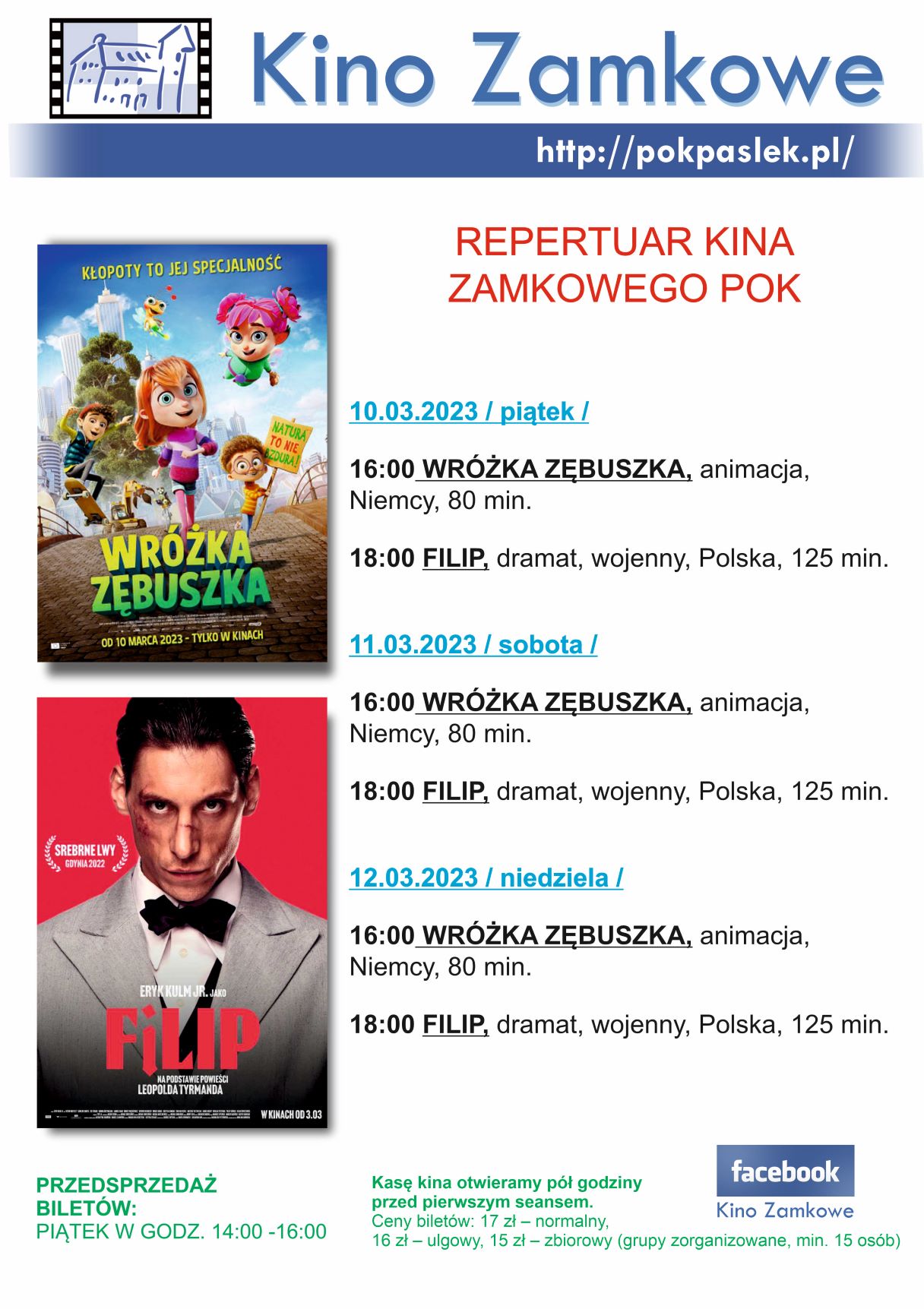 Kino repertuar 10-12.03.23