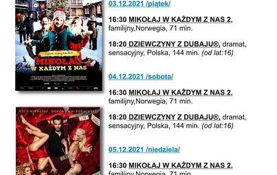 Zdjęcie do KINO ZAMKOWE ZAPRASZA