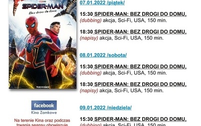 Zdjęcie do KINO ZAMKOWE ZAPRASZA