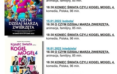 Zdjęcie do KINO ZAMKOWE ZAPRASZA