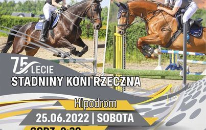 Zdjęcie do Regionalne zawody w skokach przez przeszkody z okazji 75 lecia Stadniny Koni Rzeczna