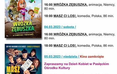 Zdjęcie do KINO ZAMKOWE ZAPRASZA