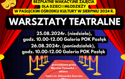 Zdjęcie do Wakacje z Pasłęckim Ośrodkiem Kultury