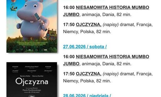 Zdjęcie do KINO ZAMKOWE ZAPRASZA