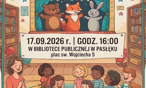 Zdjęcie do Teatrzyk dla dzieci w Bibliotece Publicznej w Pasłęku