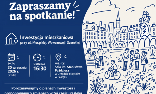 Zdjęcie do Zaproszenie na spotkanie: Inwestycja mieszkaniowa przy ul. Morąskiej, Wąwozowej i Szerokiej