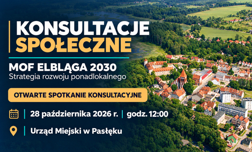 Zdjęcie do Konsultacje dokumentu strategicznego "MOF ELBLĄGA 2030. Strategia rozwoju ponadlokalnego"
