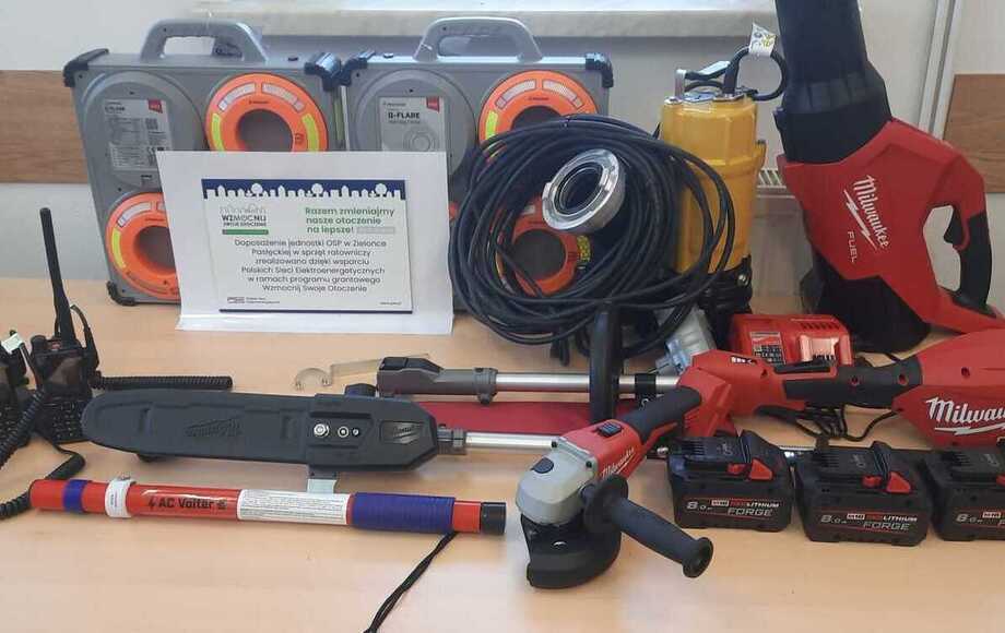 Nowy sprzęt ratowniczy dla OSP w Zielonce Pasłęckiej