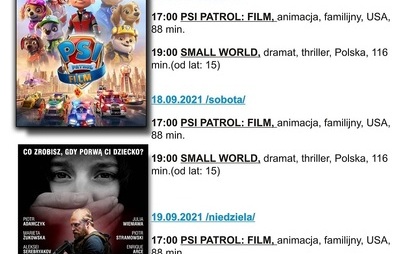 Zdjęcie do Kino Zamkowe zaprasza