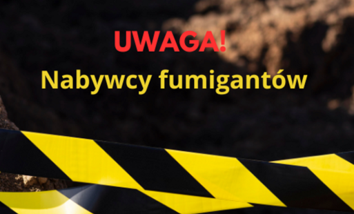 Zdjęcie do Apel o bezpieczny zwrot lub oddanie do utylizacji preparat&oacute;w do fumigacji nabytych przez osoby nieuprawnione