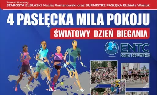 Zdjęcie do 4. Pasłęcka Mila Pokoju - Światowy Dzień Biegania