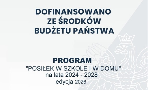 Zdjęcie do Podpisanie umowy na realizację programu &bdquo;Posiłek w szkole i w domu&rdquo;