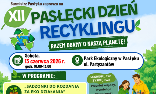 Zdjęcie do Zaproszenie na "XII Pasłęcki Dzień Recyklingu '2026"