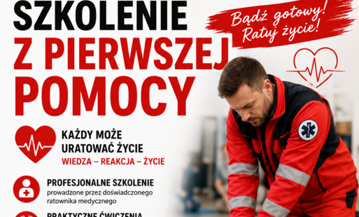Zdjęcie do Stowarzyszenie na Rzecz Rozwoju Wsi Łączna zaprasza na szkolenie z pierwszej pomocy