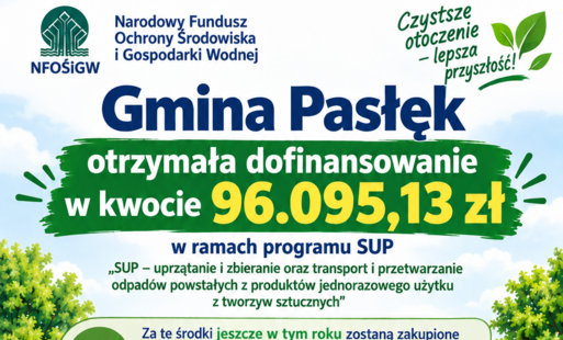 Zdjęcie do Gmina Pasłęk z dofinansowaniem na zakup stacji do selektywnej zbi&oacute;rki odpad&oacute;w