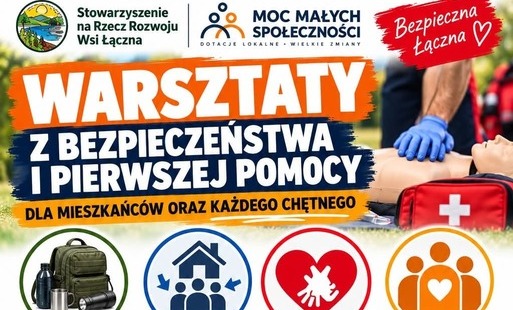 Zdjęcie do Warsztaty z bezpieczeństwa i pierwszej pomocy w Łącznej