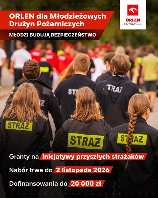 Nabór do programu grantowego Fundacji Orlen dla drużyn pożarniczych